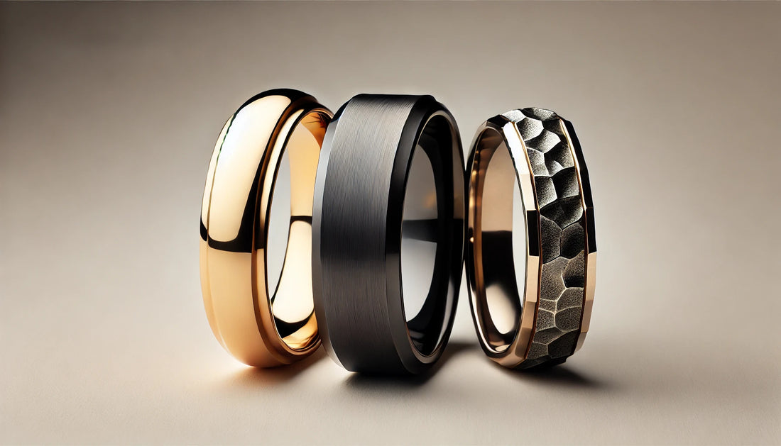 Different Design Styles for Men's Wedding Rings: Finding the Perfect Look