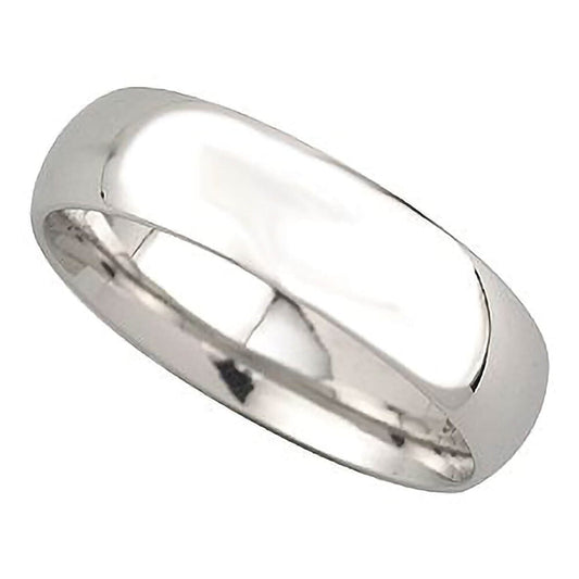 6mm Superior Court Wedding Ring in Platinum