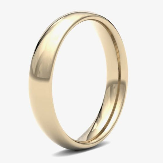 4mm Medium Court in 9ct Yellow Gold