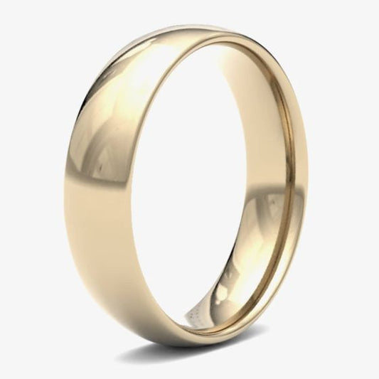 5mm Light Court ring in 18ct Gold