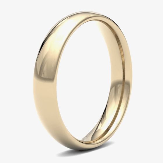 4mm Medium Court ring in 18ct Gold