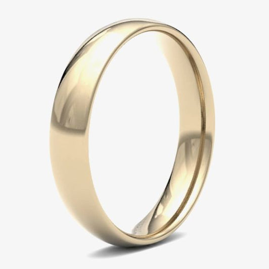 4mm Light Court ring in 9ct Gold