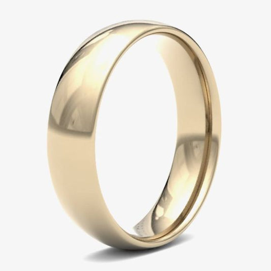 5mm Court ring in 9ct Gold