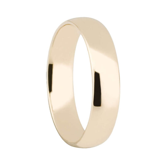 5mm Classic Court Wedding Ring in 18ct Gold