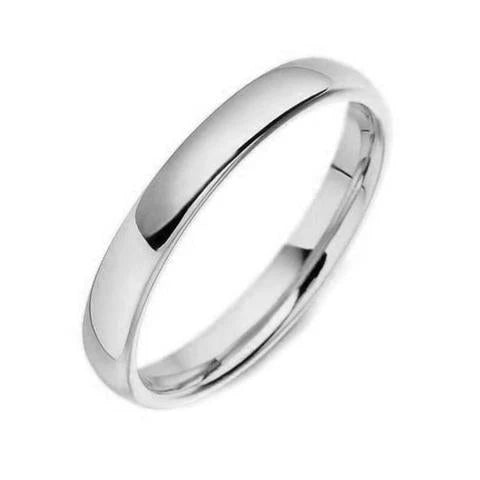 2.5mm Classic Court Medium Gauge ring in Platinum