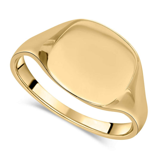 Square Signet Wedding Ring in 9ct Gold