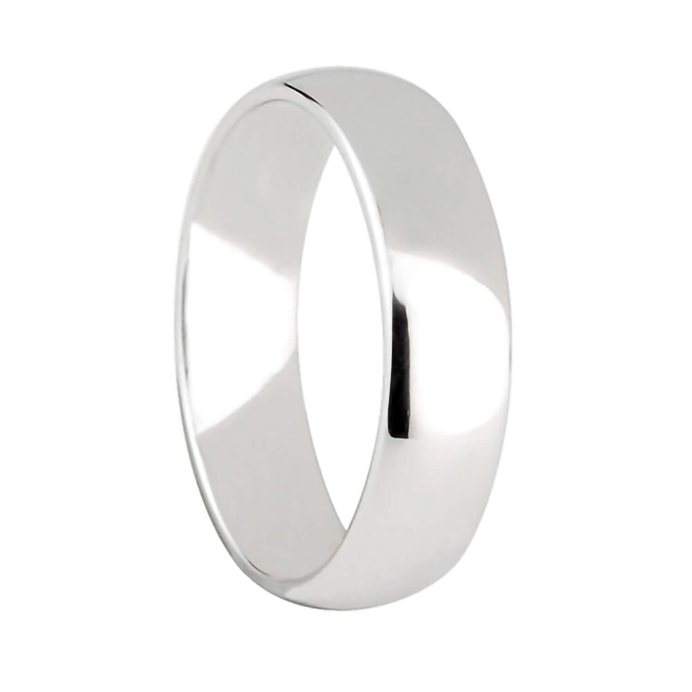 6mm Superior Court Wedding Ring in 9ct White Gold