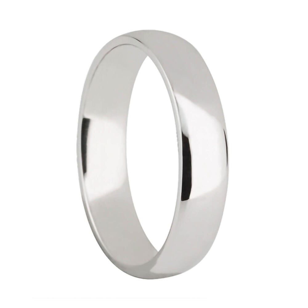 5mm Superior Court Wedding Ring in 9ct White Gold